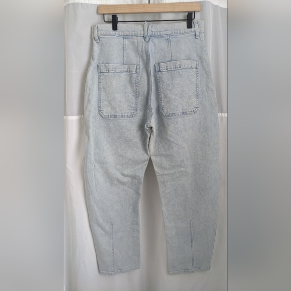 Veronica Beard Charlie Barrel Leg, in Everest Wash - Picture 5 of 8